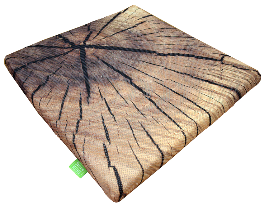 Outdoorkissen Sitzenbleiber Holzscheibe