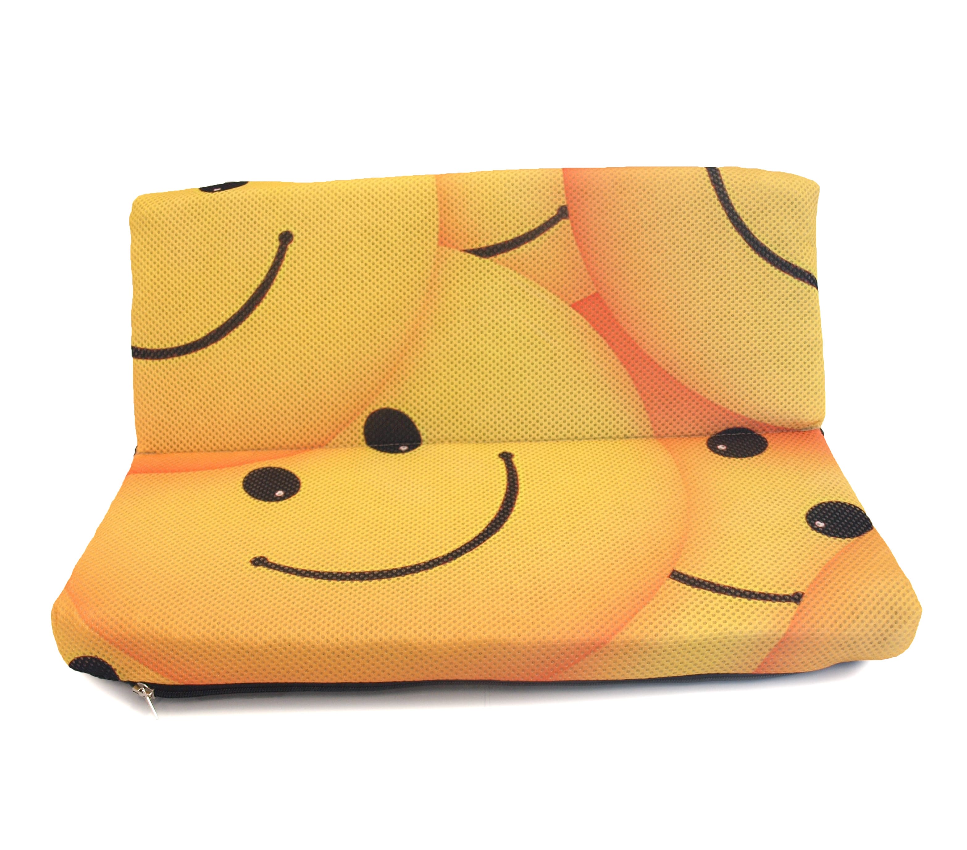 Klappkissen Smiley gelb Klappkissen Smiley gelb
