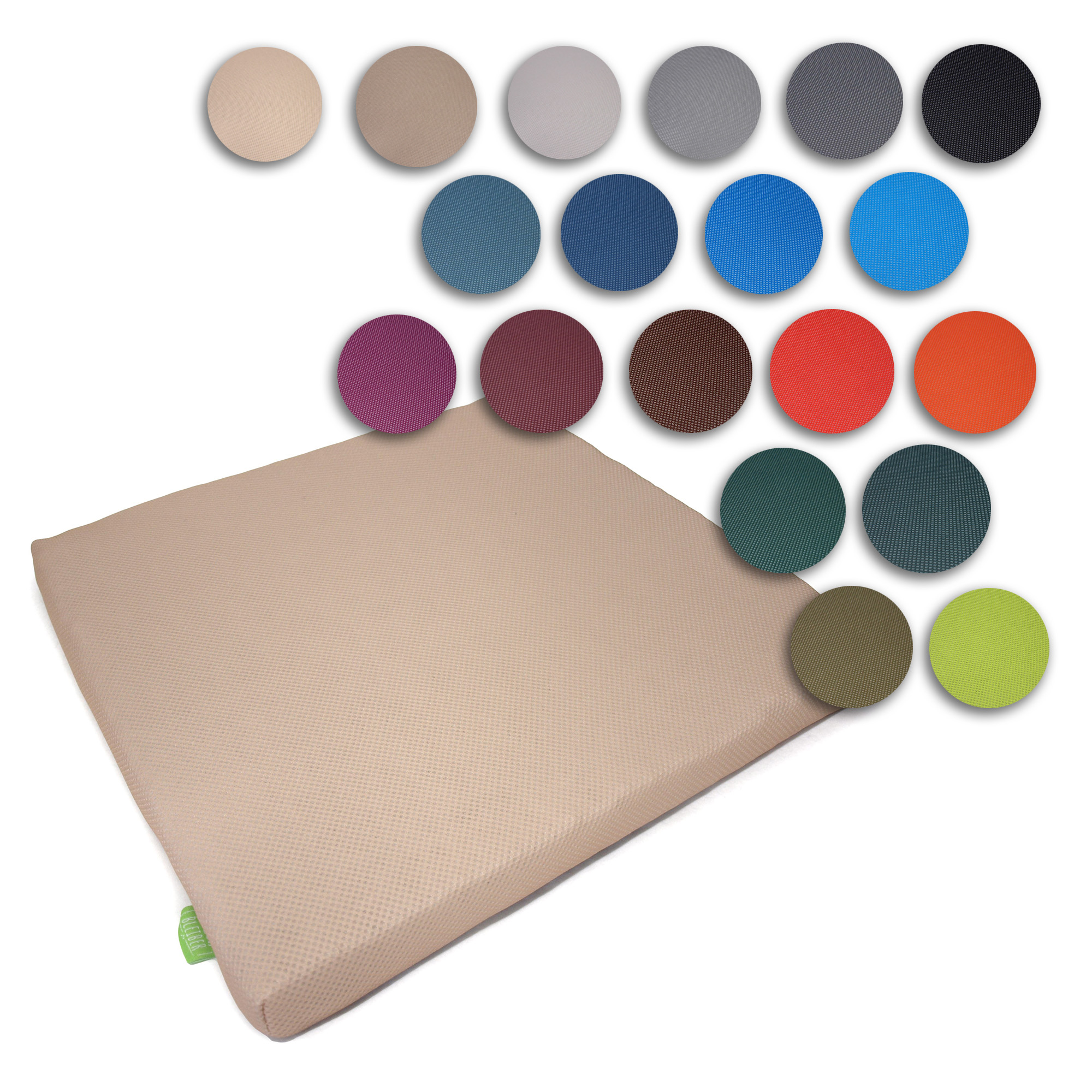 Outdoorkissen Sitzenbleiber 40x40 cm unifarben Outdoorkissen Sitzenbleiber 40x40 cm unifarben